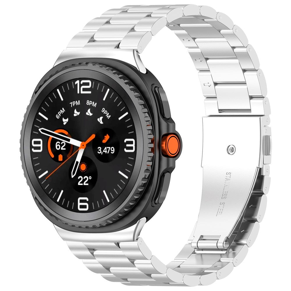 EIDERWOOD Samsung Galaxy Watch 8 / 8 Classic (40 / 44 / 46mm) Stainless Steel Strap - Silver
