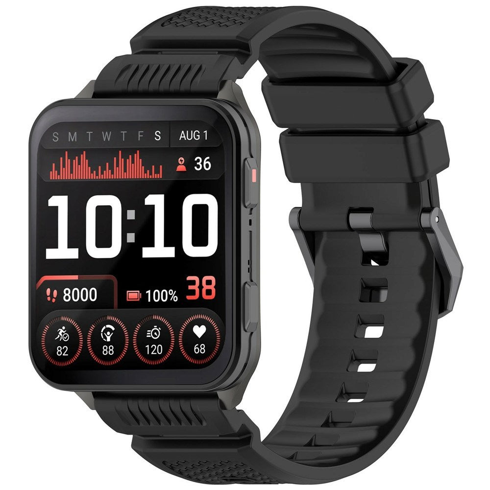 Garmin Venu X1 / Coros Nomad EIDERWOOD Silicone Watch Strap - Black