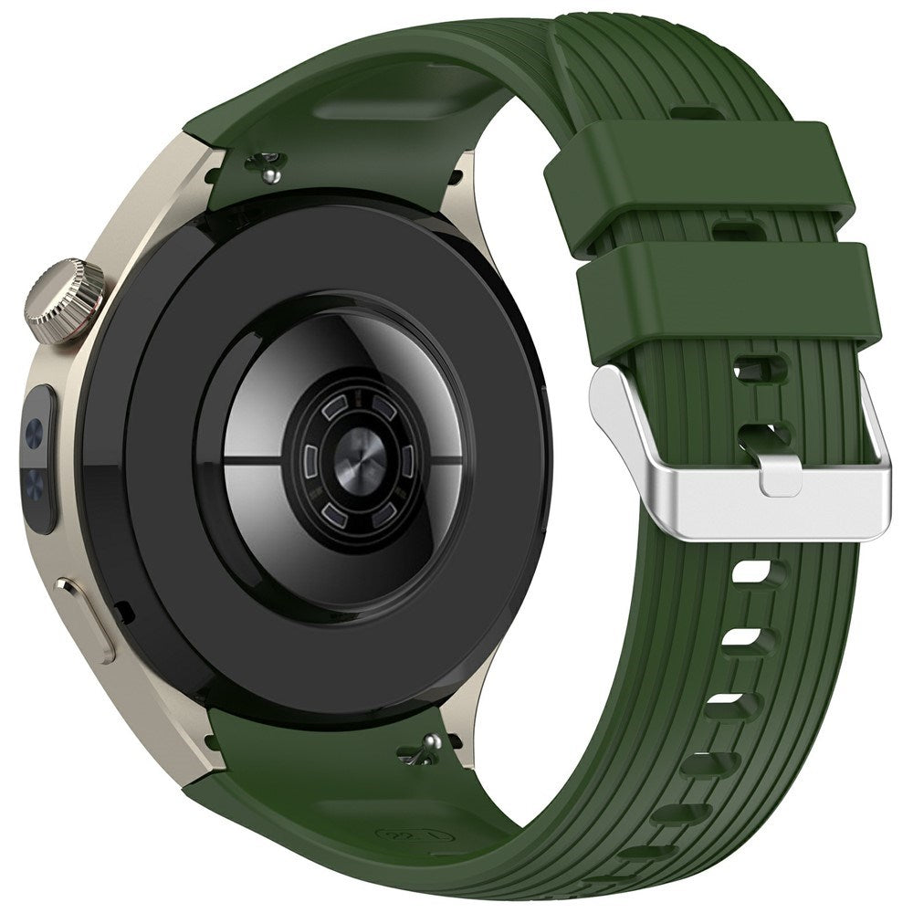 Huawei Watch 5 (42mm) EIDERWOOD Silicone Strap – Green