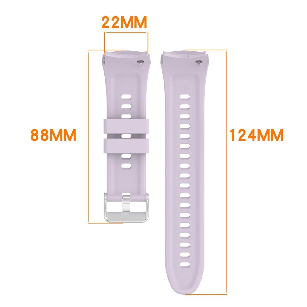 Huawei Watch 5 (46mm) EIDERWOOD Silicone Strap – Purple