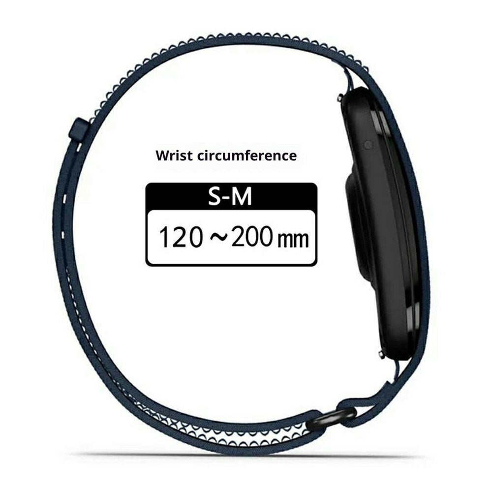Garmin CIRQA Smart Band EIDERWOOD Nylon Strap - Size S-M - Black