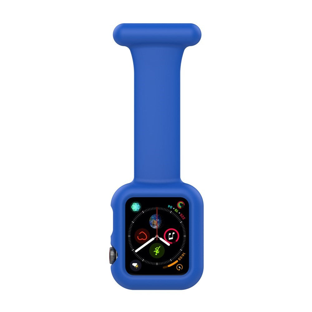 Apple Watch (38/40/SE/41/42mm) Silicone Nursing Watch Strap - Blue