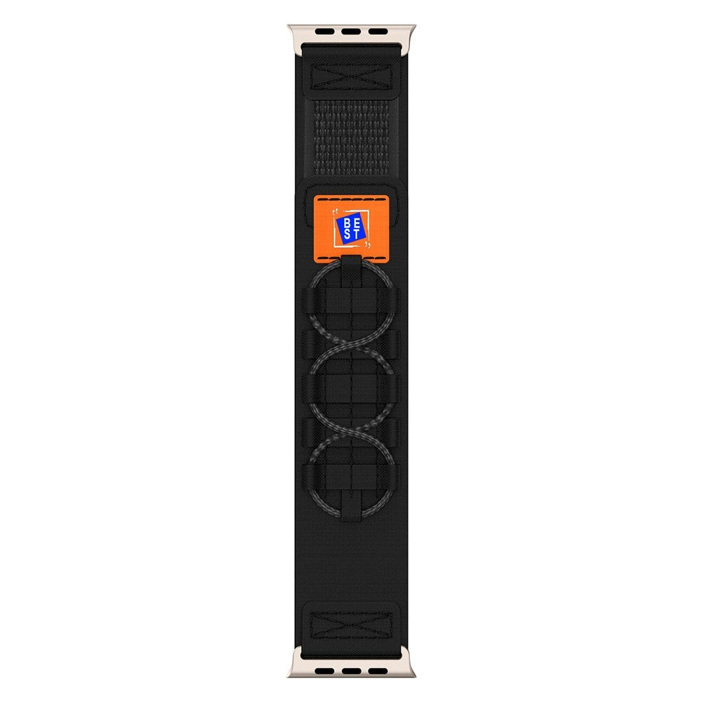 Apple Watch (42/44/SE/45/46/49mm) EIDERWOOD Nylon Watch Band - Black