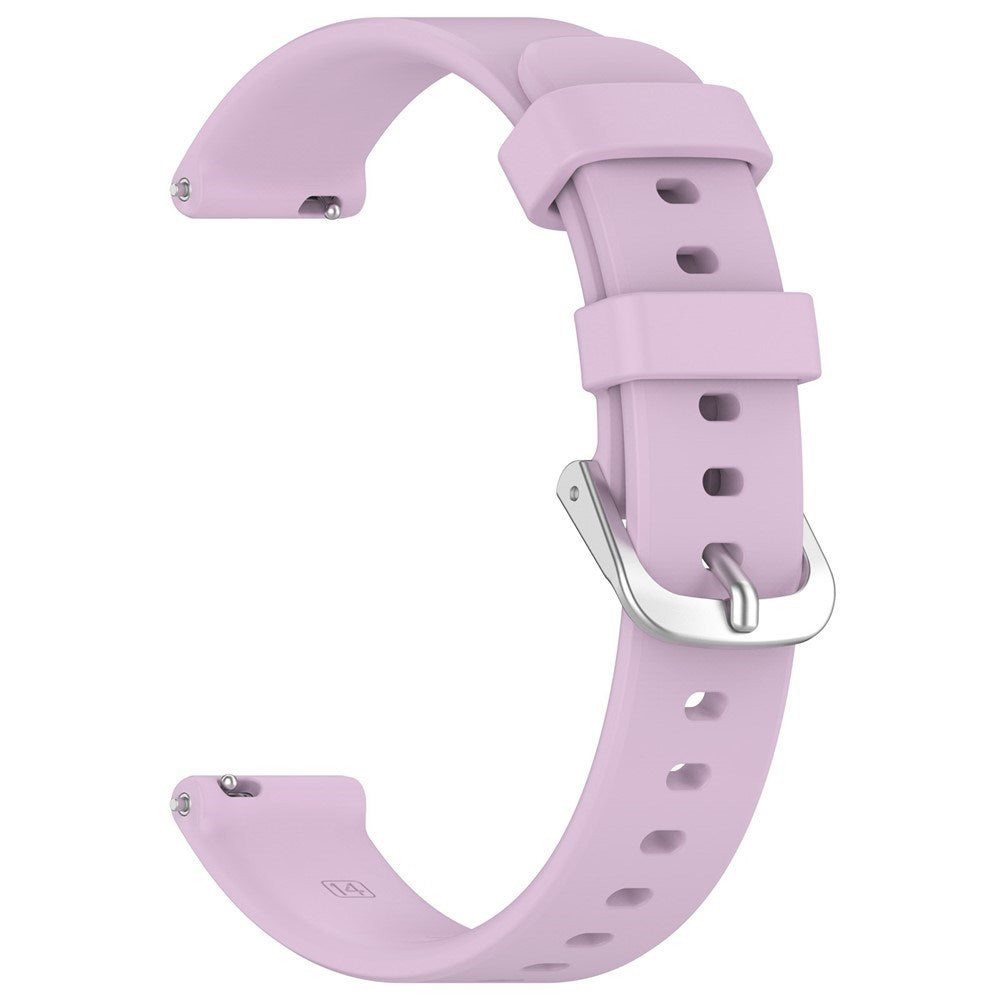 EIDERWOOD Garmin Lily 2 Silicone Strap with Metal Buckle - Purple