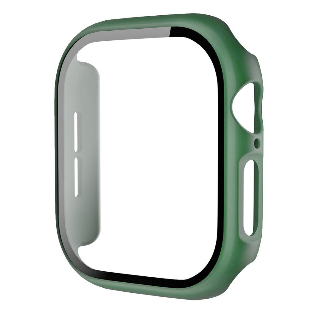 Apple Watch 11 / 10 (46mm) Hard Plastic Case with Built-in Screen Protector - Green