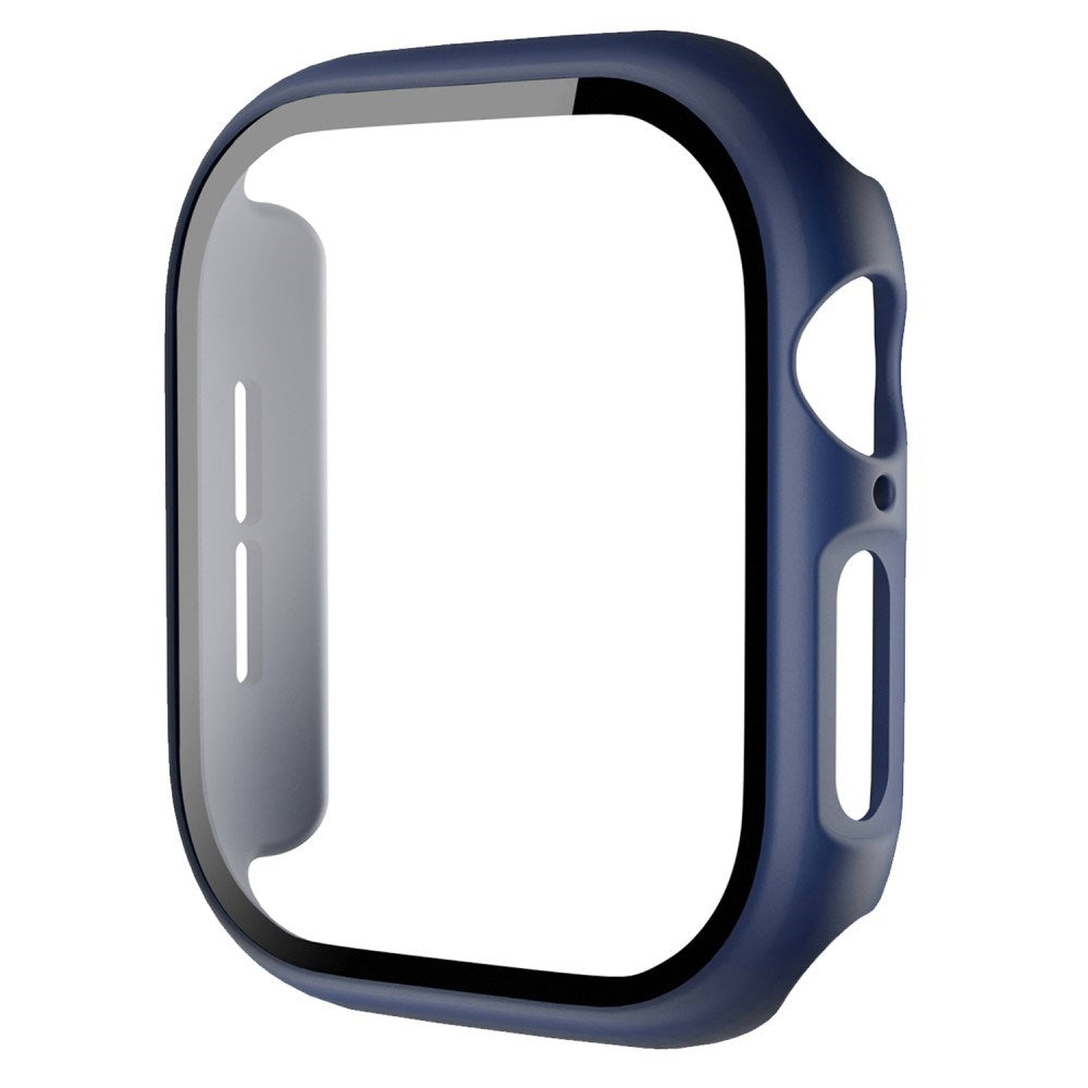 Apple Watch 11 / 10 (42mm) Hard Plastic Case with Built-in Screen Protector - Dark Blue