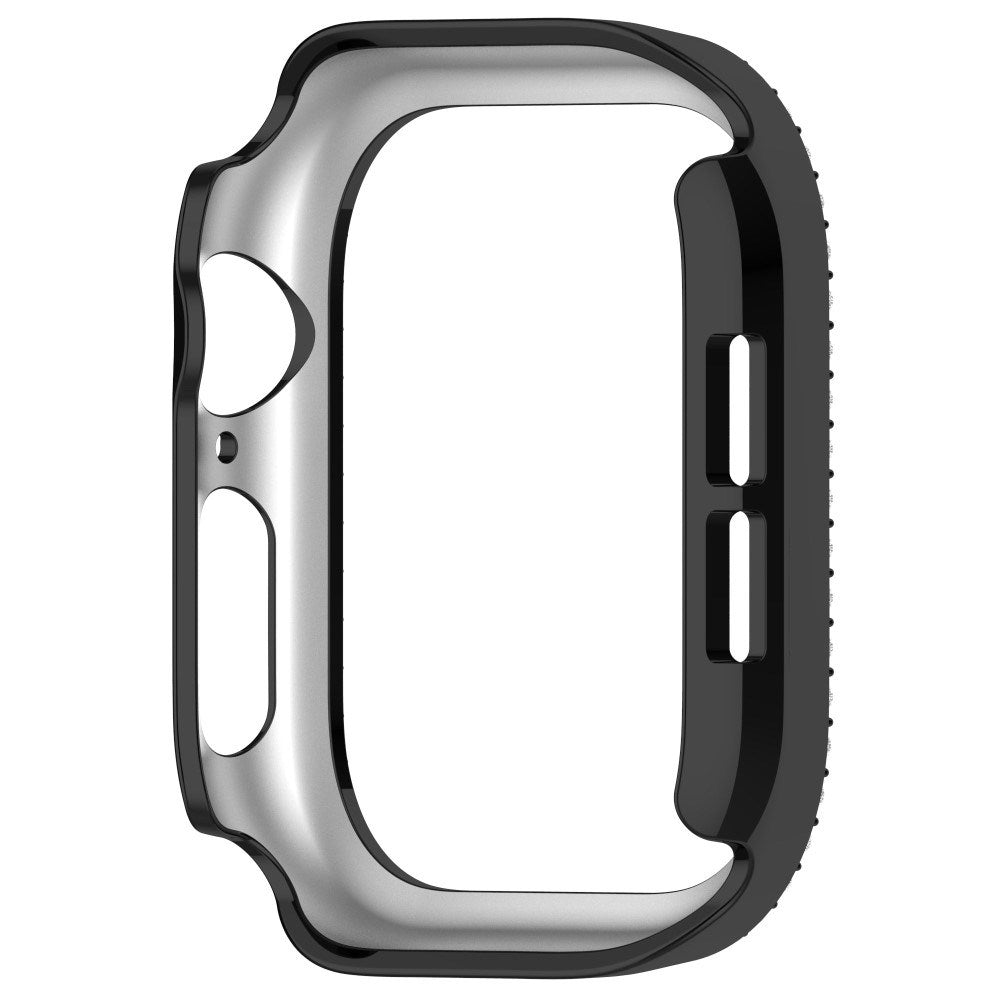 Apple Watch 11 / 10 (42mm) Plastic Case - Black / Rhinestone