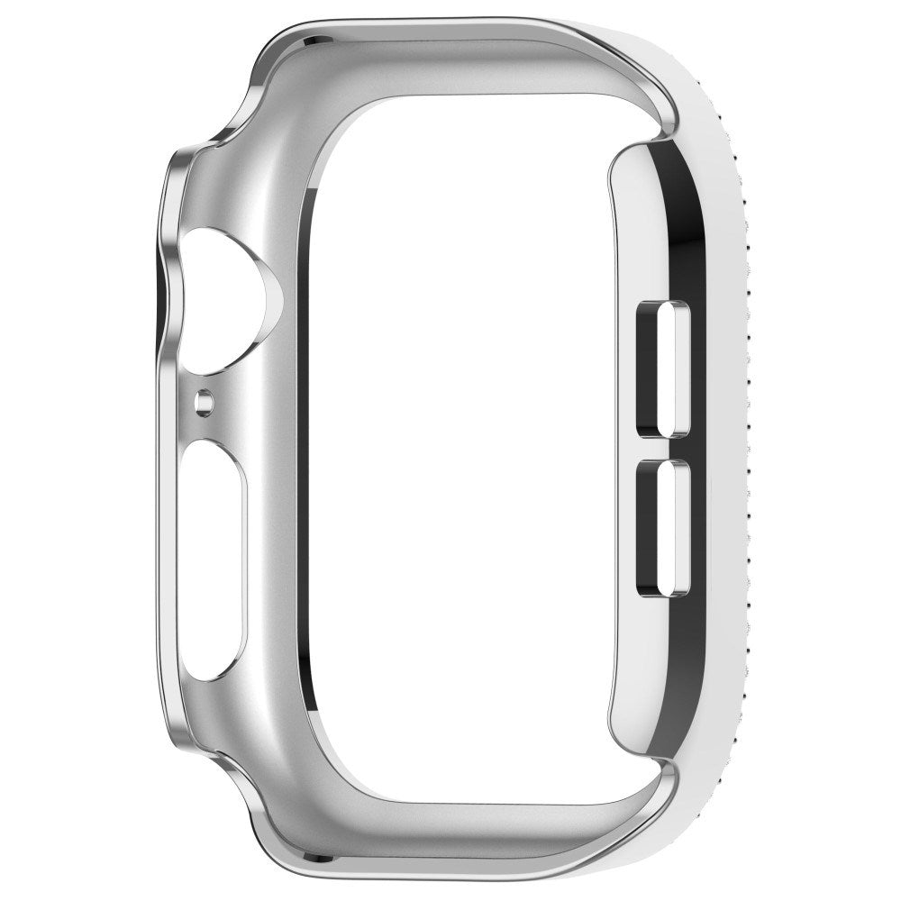 Apple Watch 11 / 10 (42mm) Plastic Case - Silver / Rhinestone