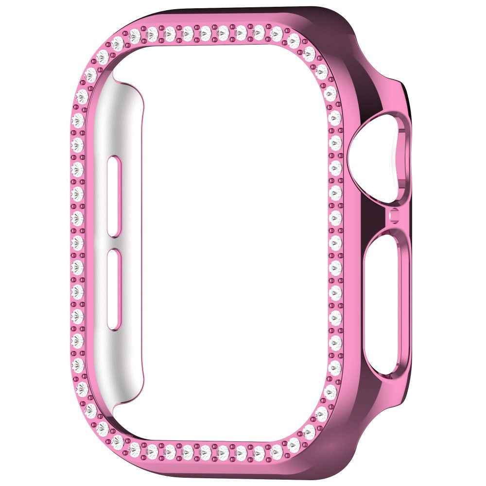 Apple Watch 11 / 10 (42mm) Hard Plastic Case - Pink / Rhinestone