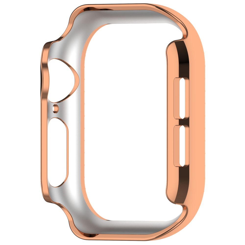 Apple Watch 11 / 10 (42mm) Hard Plastic Case - Rose Gold / Rhinestone
