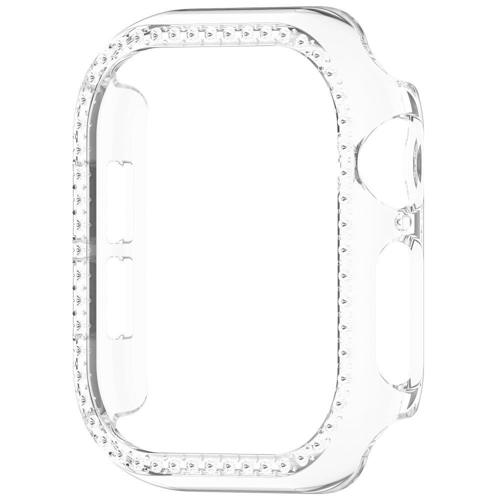Apple Watch 11 / 10 (46mm) Hard Plastic Case - Transparent / Rhinestone