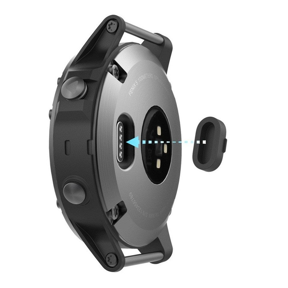 Universal Silicone Dust Protector for Garmin Smartwatch – 2 pcs – White