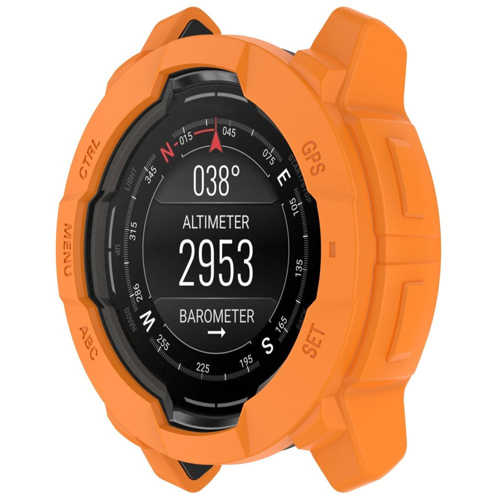 Garmin Instinct 3 AMOLED / Solar (45mm) Bumper Silicone Case - Orange