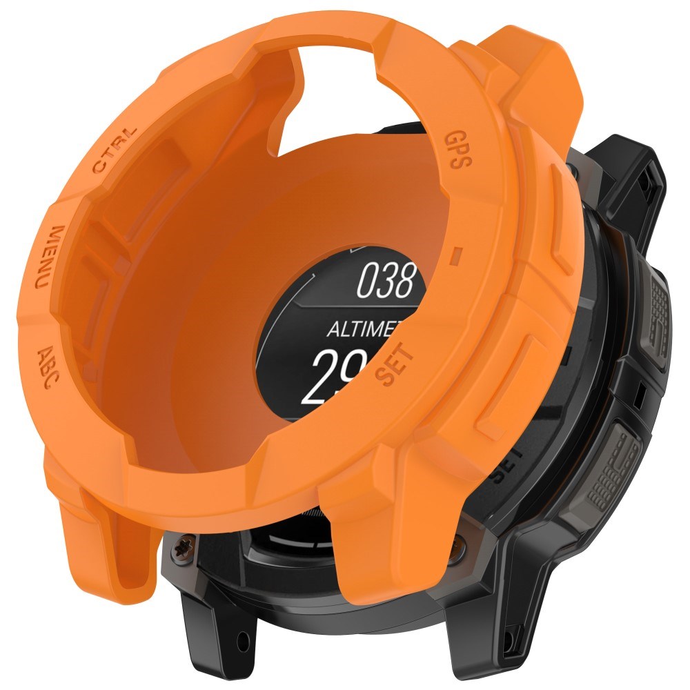 Garmin Instinct 3 AMOLED / Solar (50mm) Bumper Silicone Case - Orange