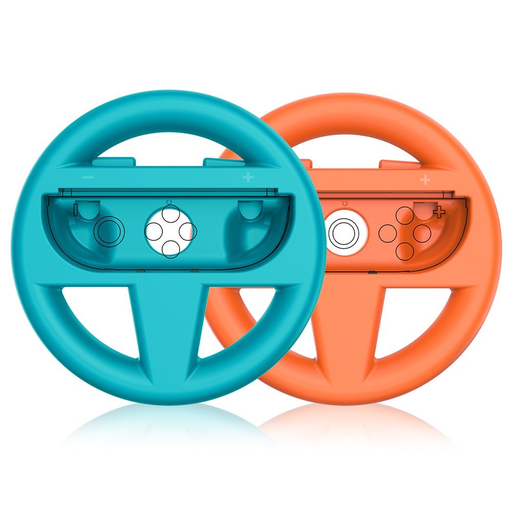 Racing Wheel for Nintendo Switch 2 Controller - 2 pcs - Blue / Orange
