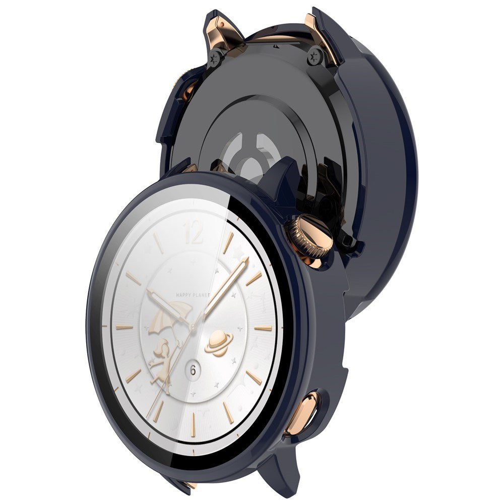 OnePlus Watch 3 (43mm) Case with Tempered Glass Screen Protector - Blue