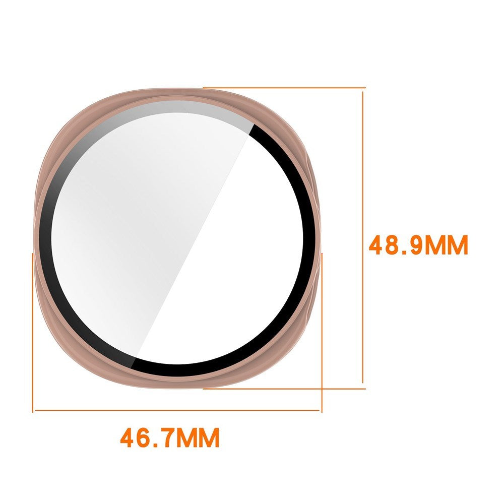 Samsung Galaxy Watch 8 (44mm) Hard Plastic Case with Screen Protector - Transparent