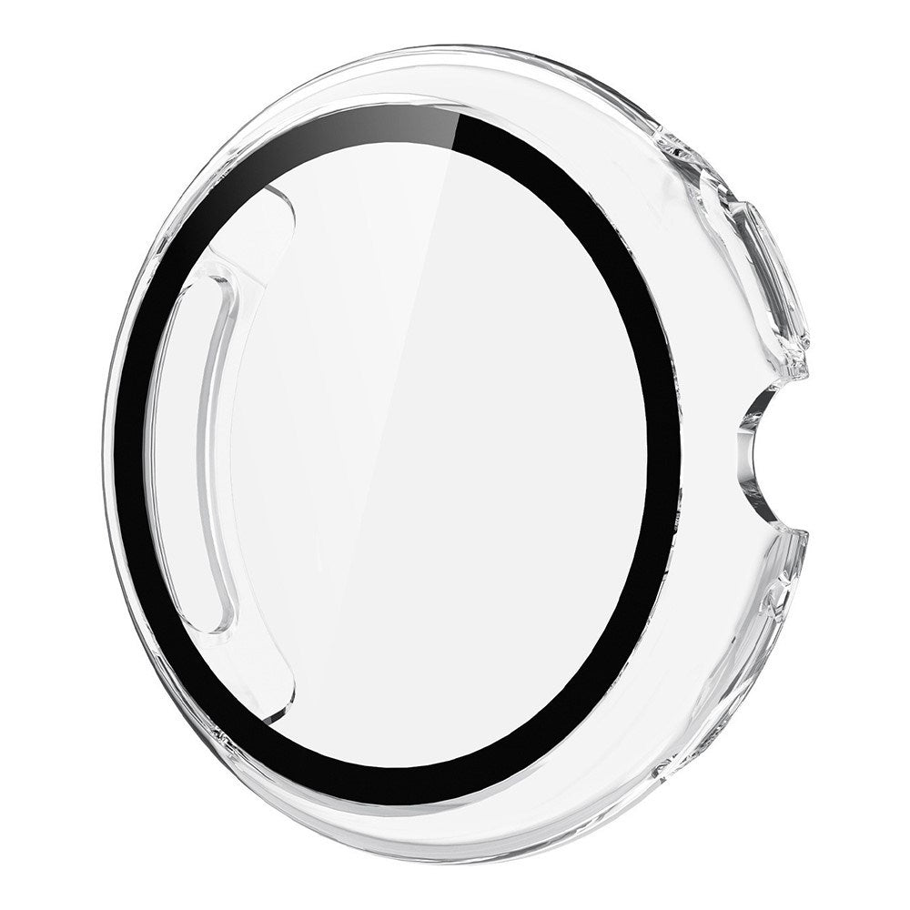 Google Pixel Watch 4 (45mm) Hard Plastic Case with Built-in Screen Protector - Transparent