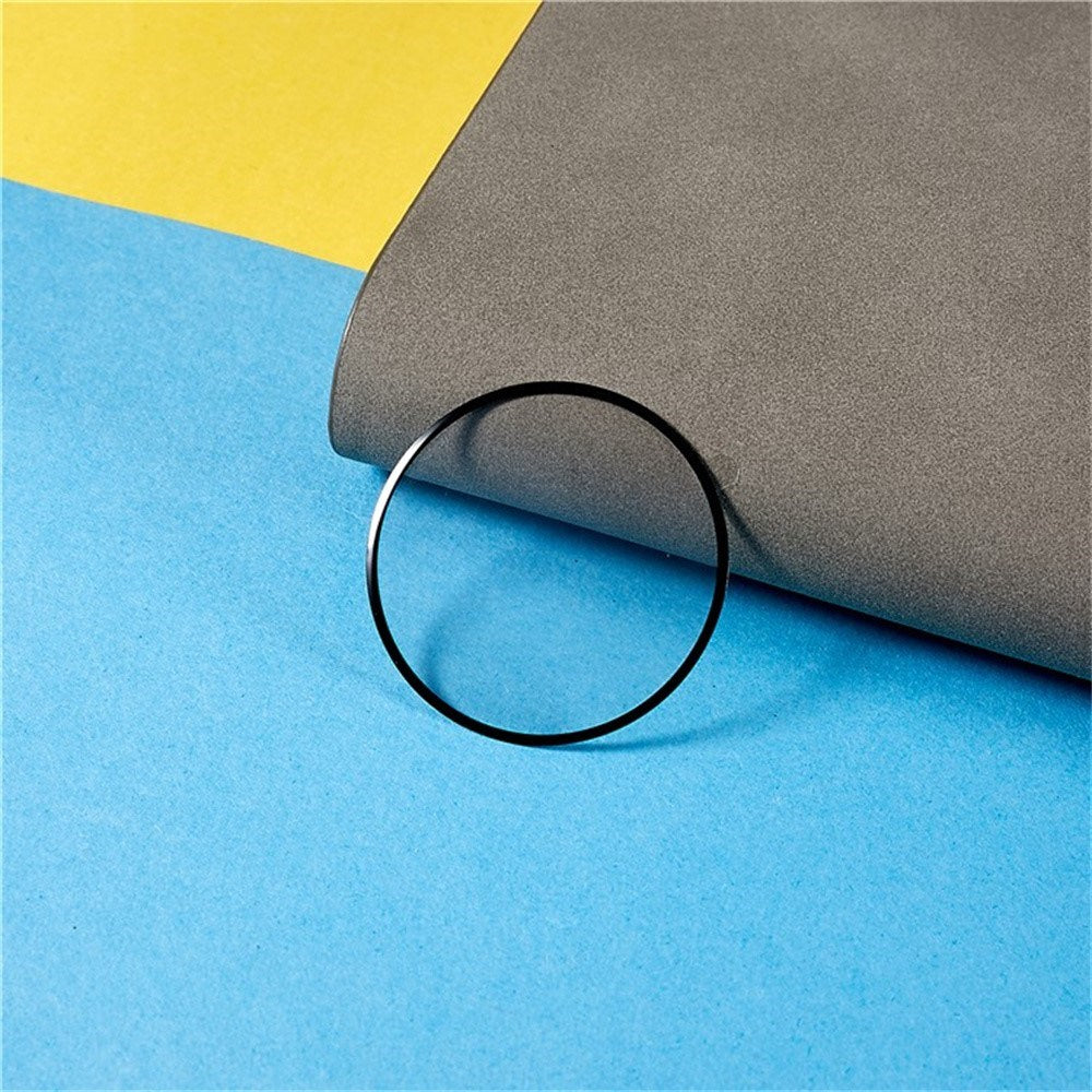 Samsung Galaxy Watch 8 Classic (46mm) Plastic Screen Protector - Transparent / Black Edge