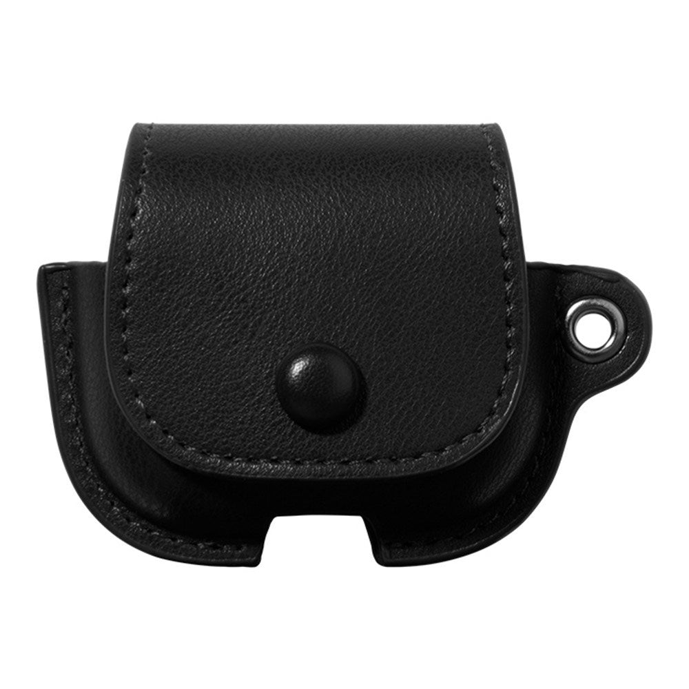 Apple AirPods (3rd Gen.) Faux Leather Case with Button Closure - Black