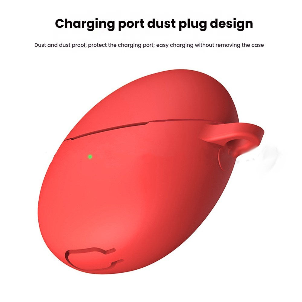 Huawei FreeBuds 6 Silicone Case with Carabiner - Red