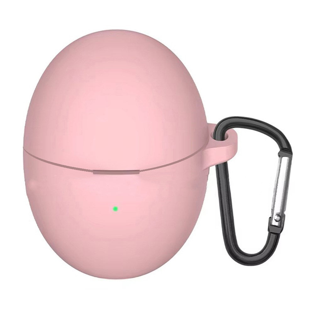 Huawei FreeBuds 6 Silicone Case with Carabiner - Pink