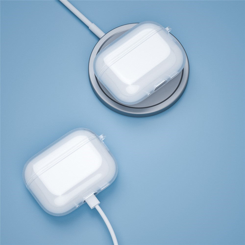 Apple AirPods Pro (3rd gen.) Transparent Flexible Plastic Case - Transparent / Black