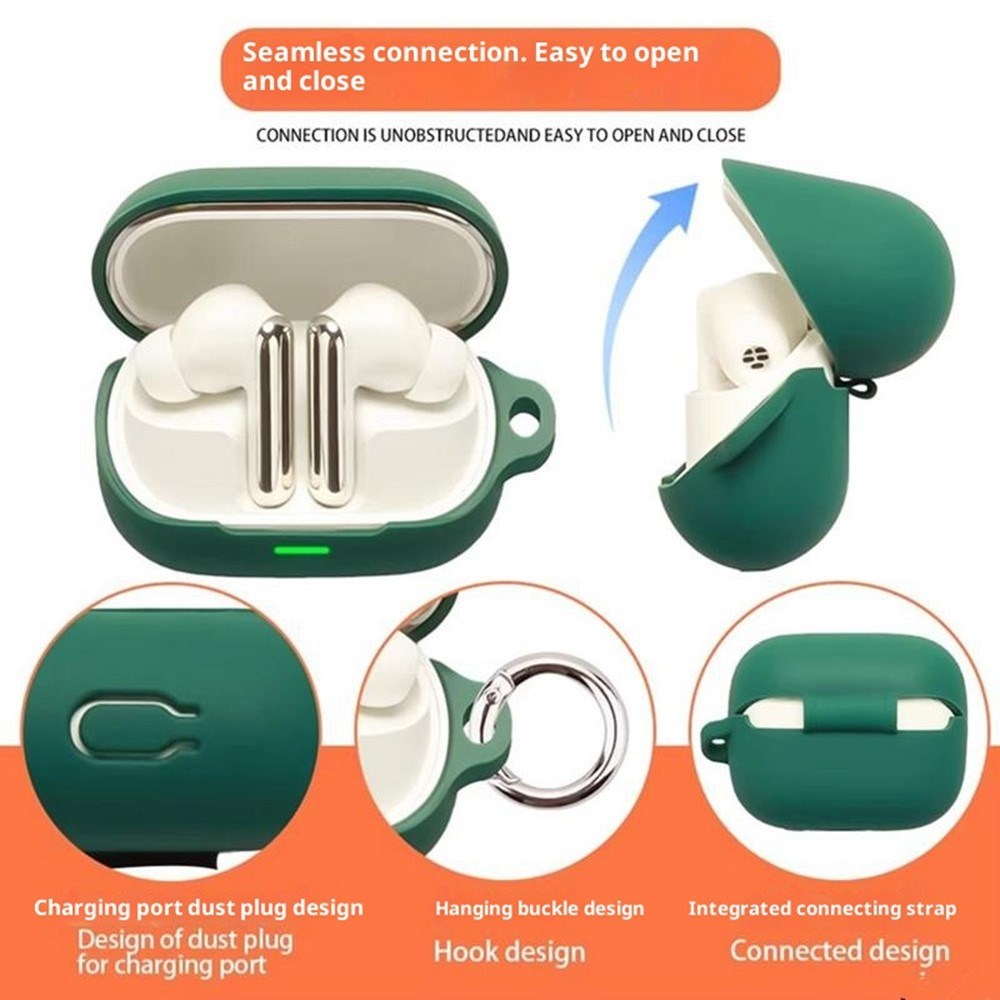 Honor Earbuds 4 Silicone Case with Carabiner - Green