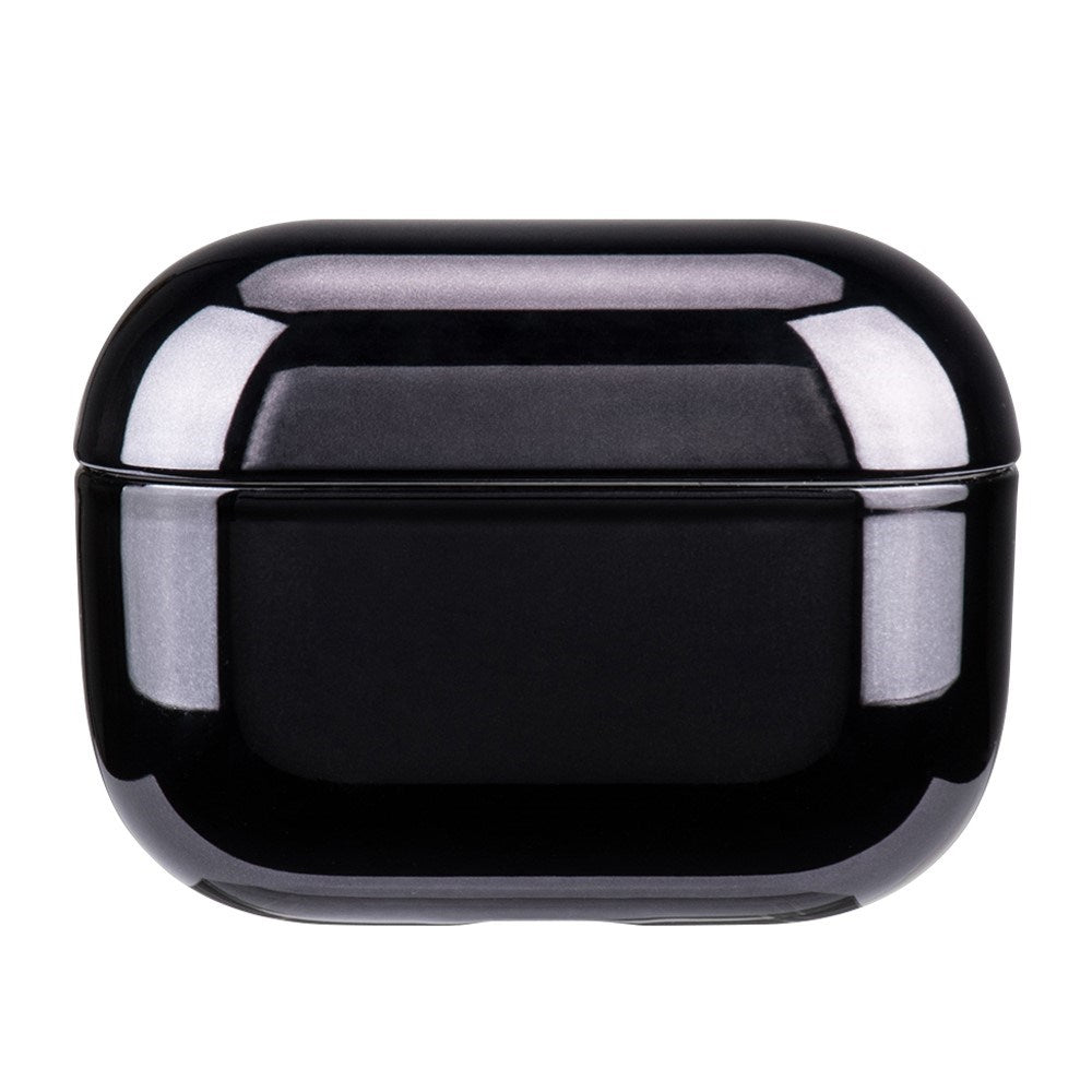 Apple AirPods Pro (2nd Gen.) Hard Plastic Case with Metallic Finish - Black