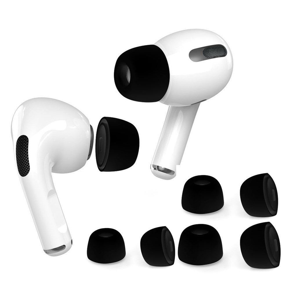 AirPods Pro (1st & 2nd Gen) AHASTYLE Silicone Earplugs - S / M / L - Black