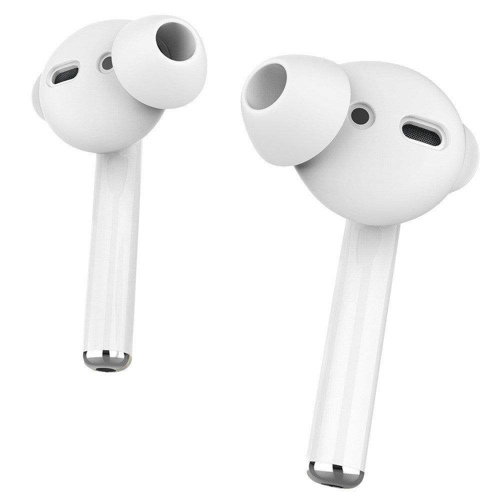 Apple AirPods (1st & 2nd Gen) Earbuds 3 Pack with Storage Case - Size S - Light Blue
