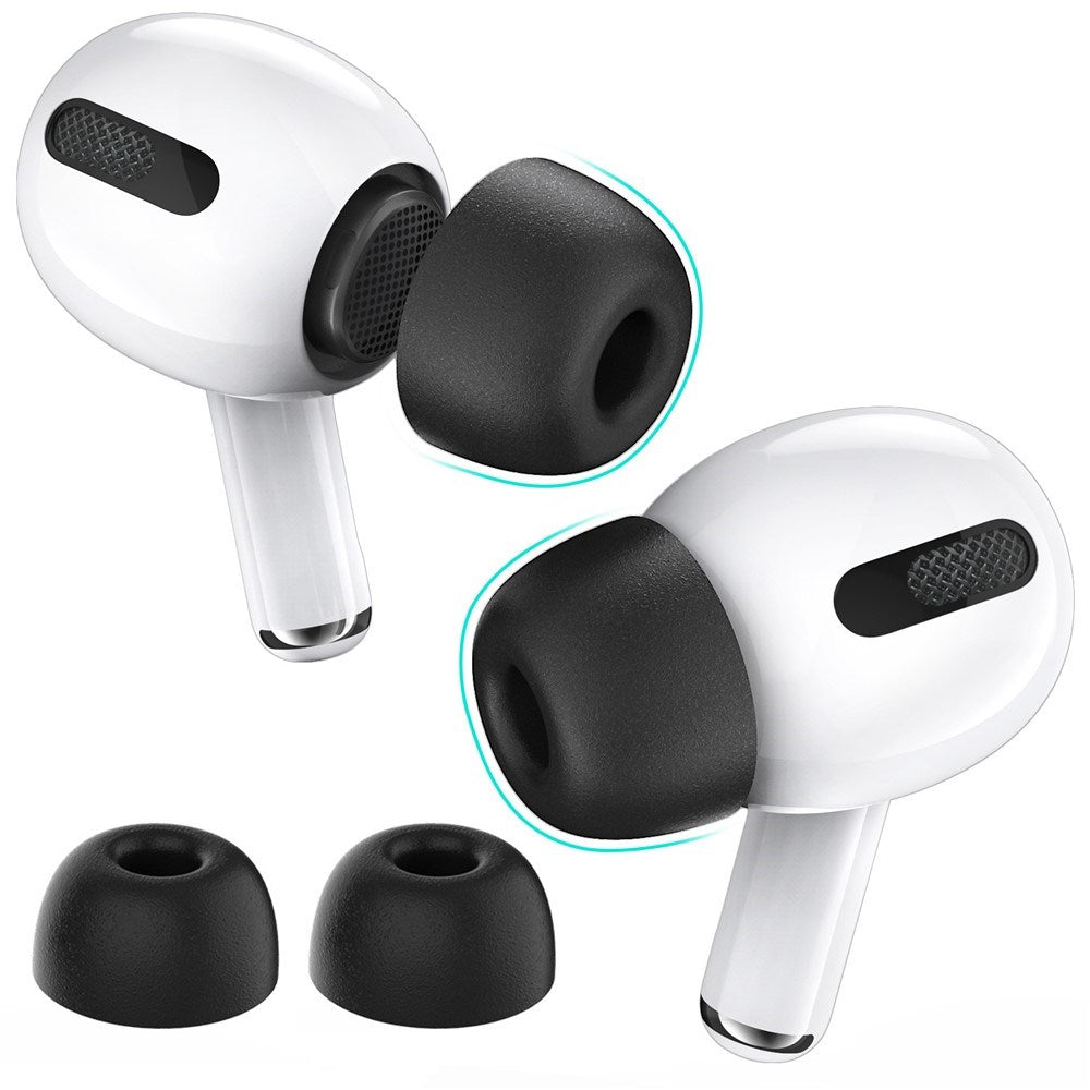 AirPods Pro (1st & 2nd Gen) AHASTYLE Memory Foam Earplugs - S / M / L - White