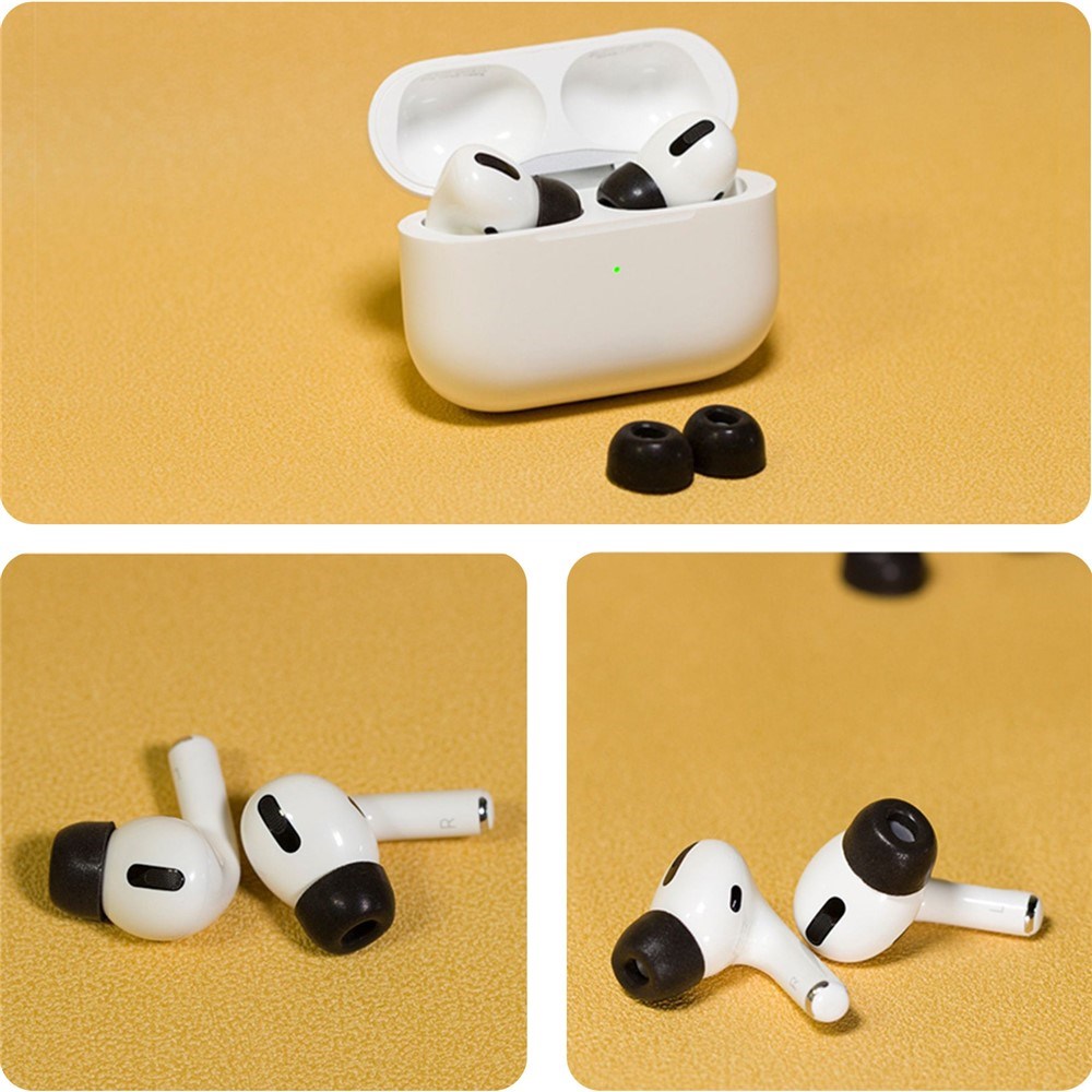 AirPods Pro (1st & 2nd Gen) AHASTYLE Memory Foam Earplugs - S / M / L - White