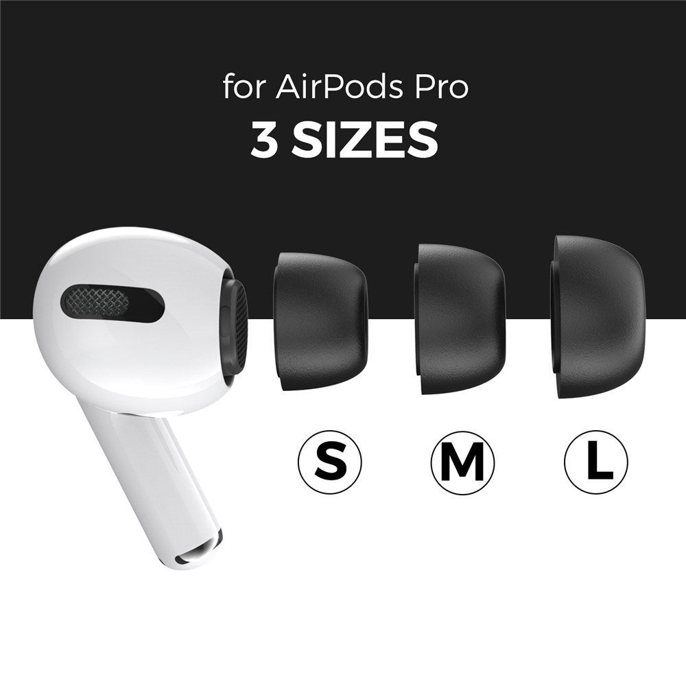 AirPods Pro (1st & 2nd Gen) AHASTYLE Memory Foam Earplugs - S / M / L - White