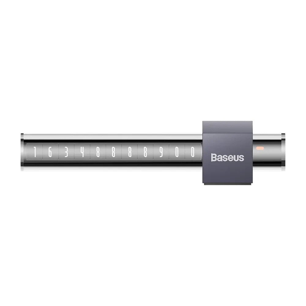 Baseus Parking Number Plate for Dashboard - Grey