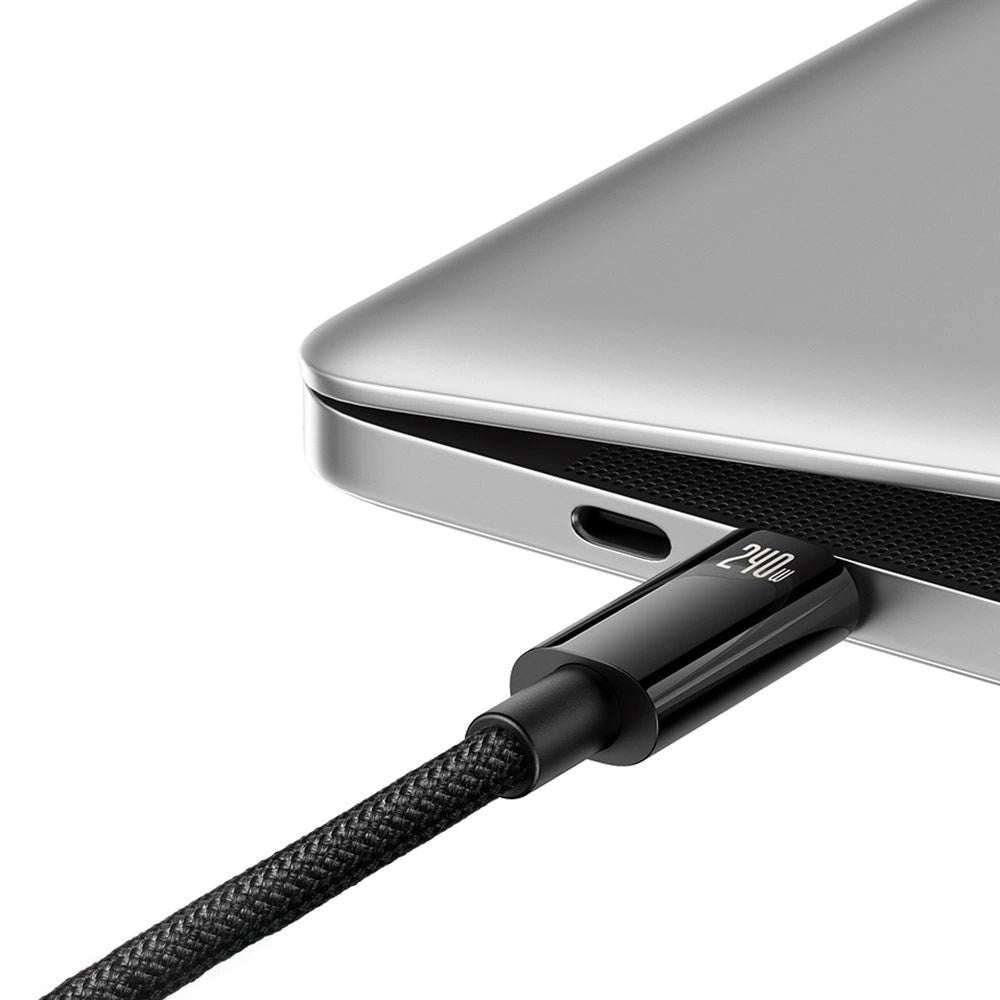 Baseus 240W USB-C to USB-C Cable 480Mb/s - 3m - Black