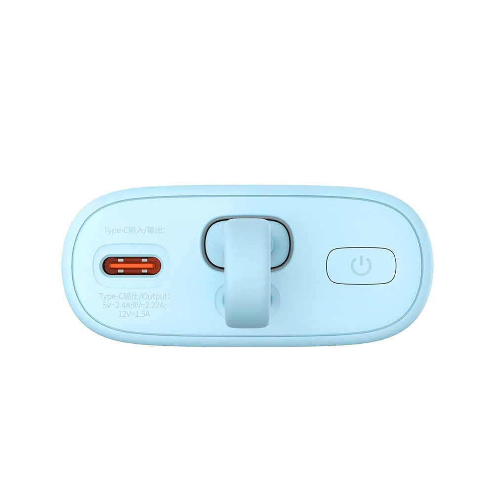 Baseus Popsicle 5200mAh Powerbank 20W with Built-in Lightning Cable - Blue / Orange