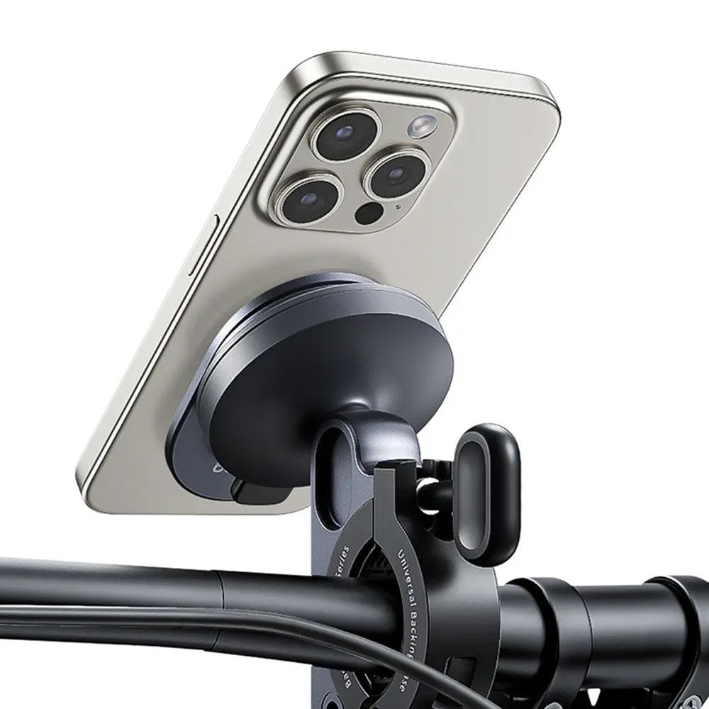 Baseus 2-in-1 PrimeTrip Bicycle Handlebar Phone Holder & Stand - Grey