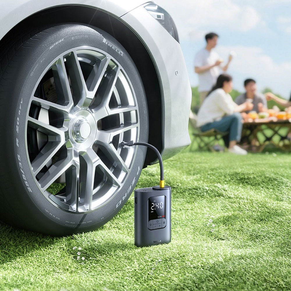 Baseus GoTrip VA1 Mini Compressor with Accessories - Black