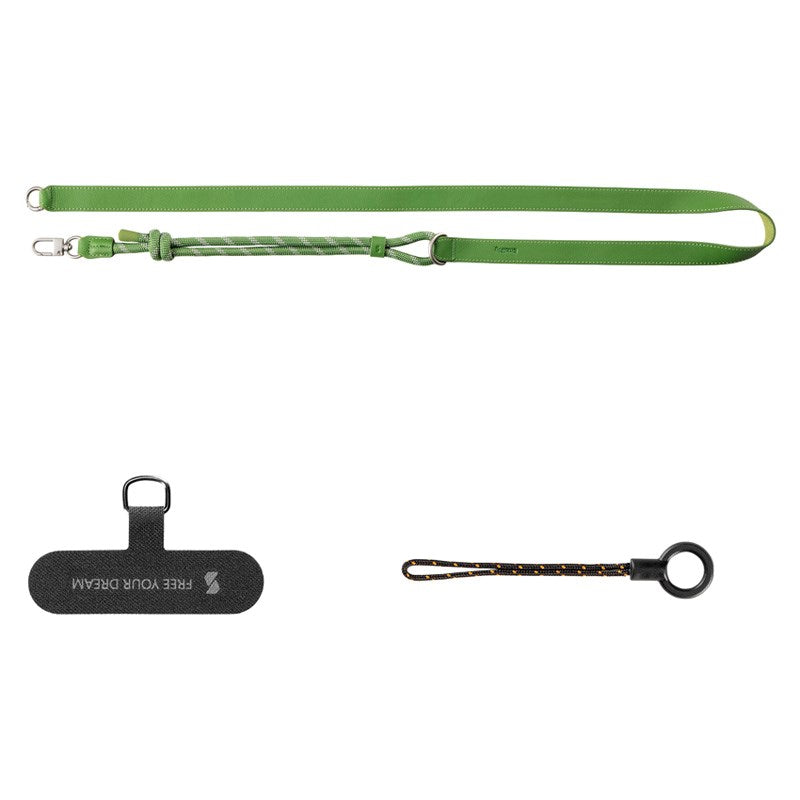 SmallRig Faux Leather Phone Strap with Adjustable Length - Green