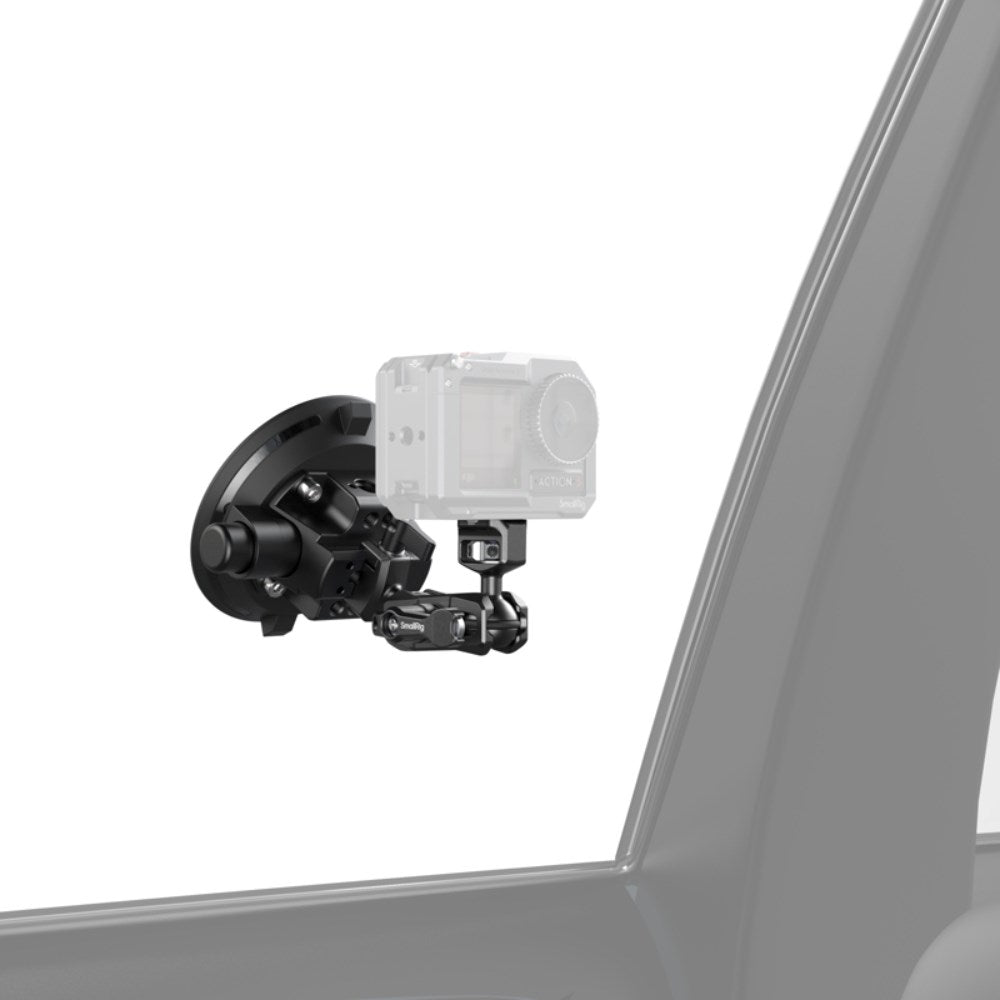 SmallRig 4236 4" Suction Cup Camera Mounting Kit for Vehicle - Black