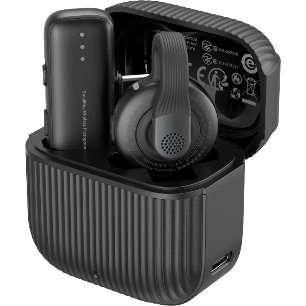 SmallRig 5718 Wireless Microphone with USB-C Adapter - Black
