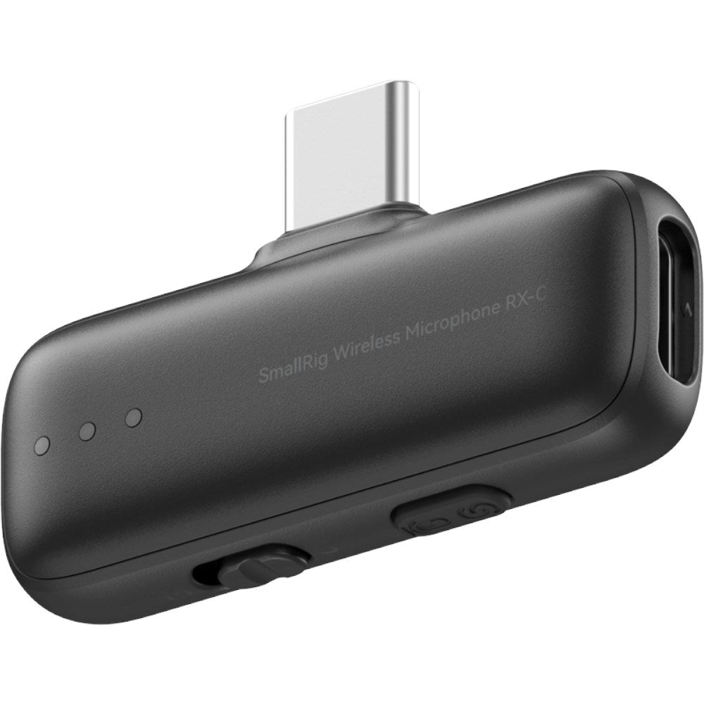 SmallRig 5718 Wireless Microphone with USB-C Adapter - Black
