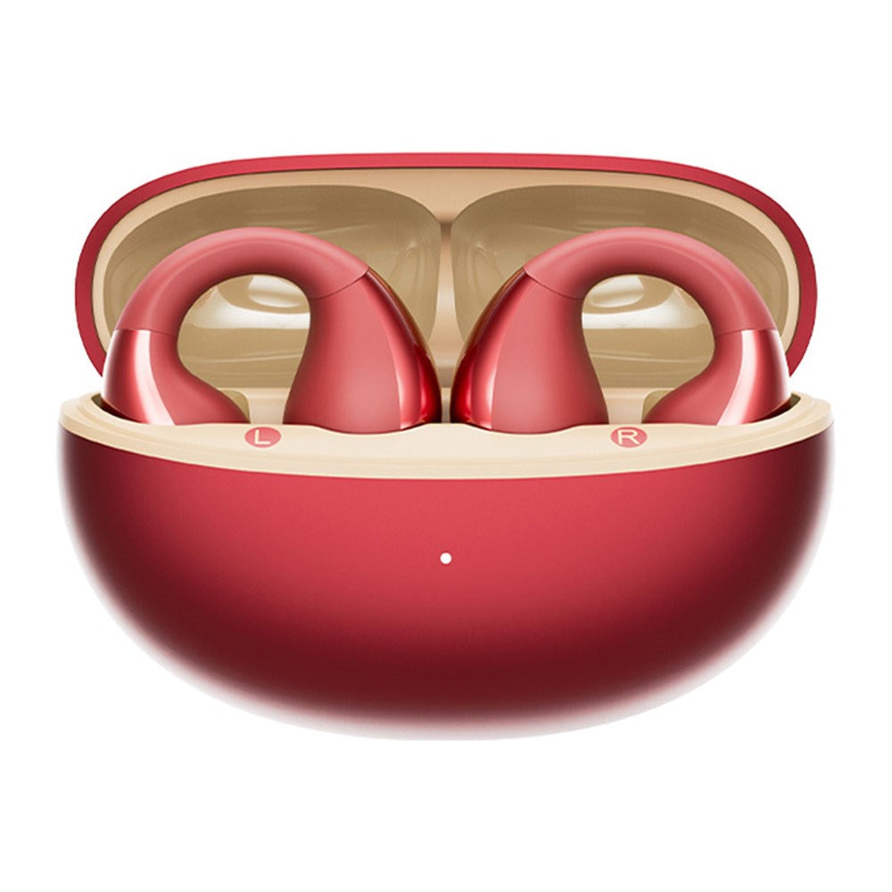 QCY Crossky Clip True Wireless Open-Ear Headphones - Red