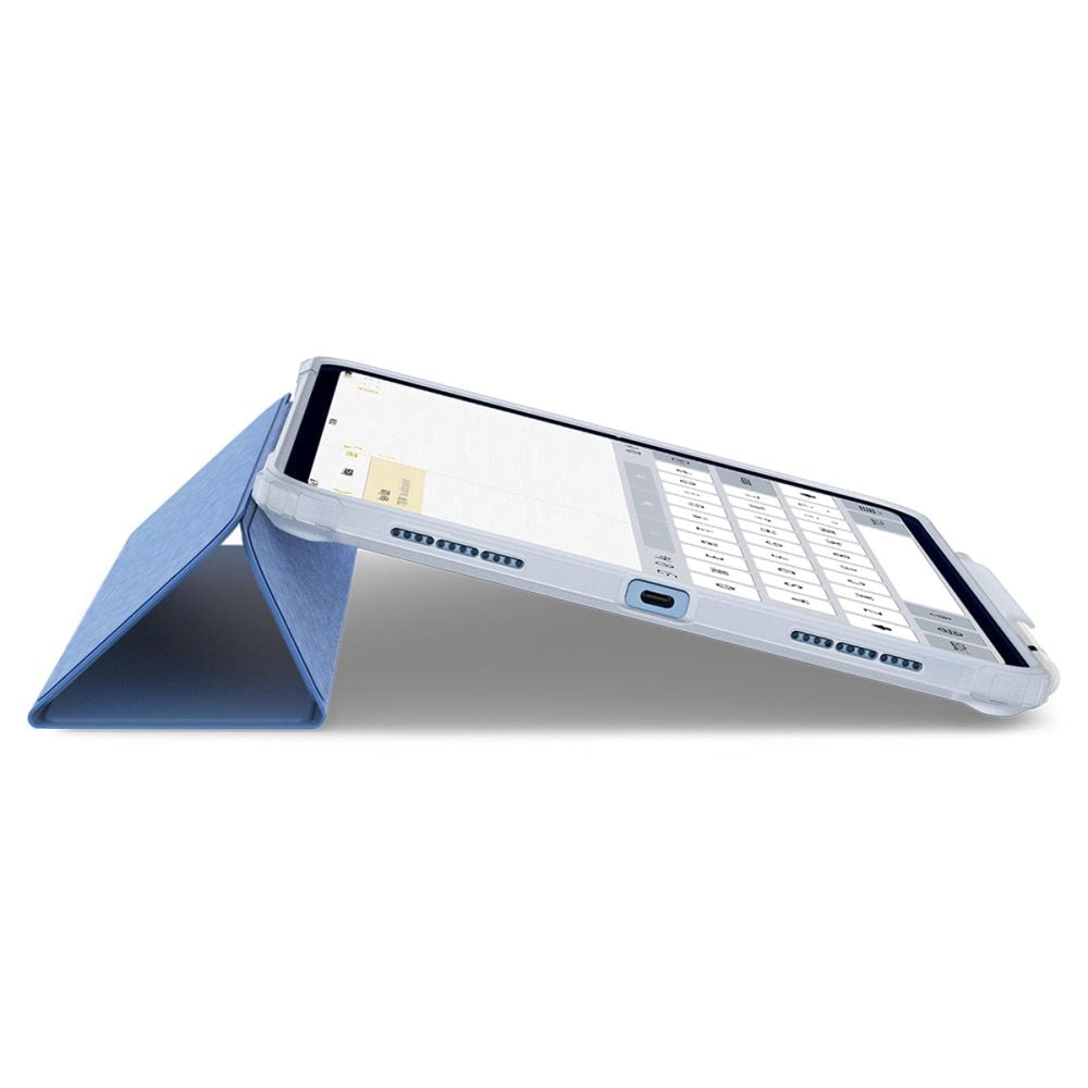 iPad 10.9" (2024/2022) Spigen Ultra Hybrid Pro Case - Transparent / Blue