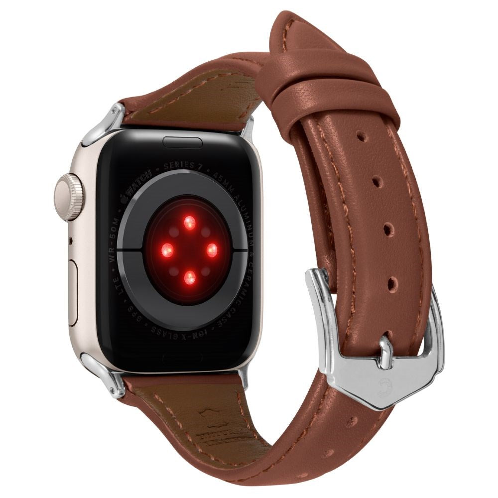 Apple Watch (38/40/SE/41/42mm) Cyrill Leather Strap - Classic Look - Brown