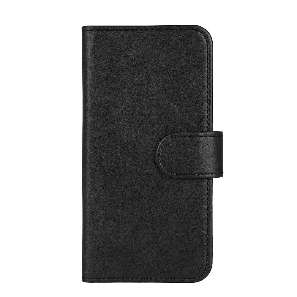 iPhone SE / 8 / 7 / 6 Classic Wallet Flip Case with Stand Function - Black