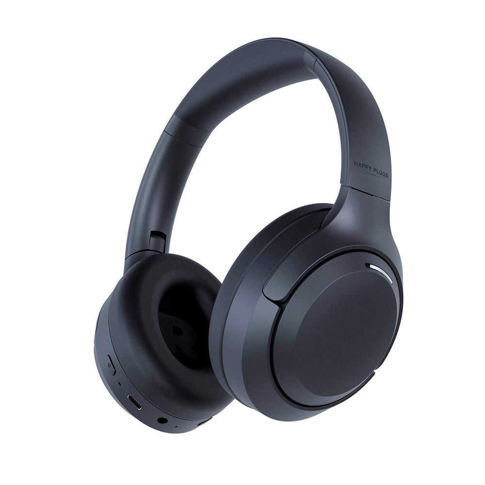 Happy Plugs Play Lite Wireless Over-Ear Headphones with Noise Cancellation - Black