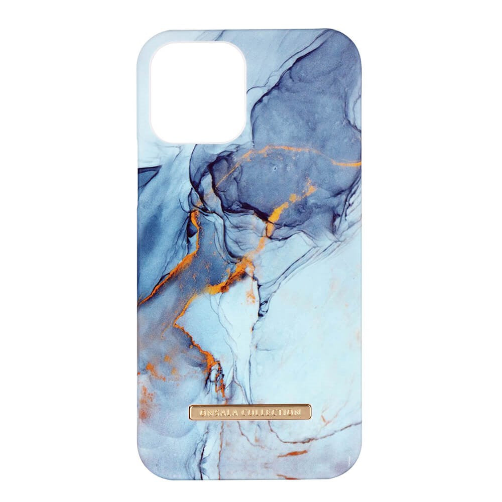 Onsala Collection iPhone 12 / 12 Pro Case w. Magnet - Soft Gredelin Marble