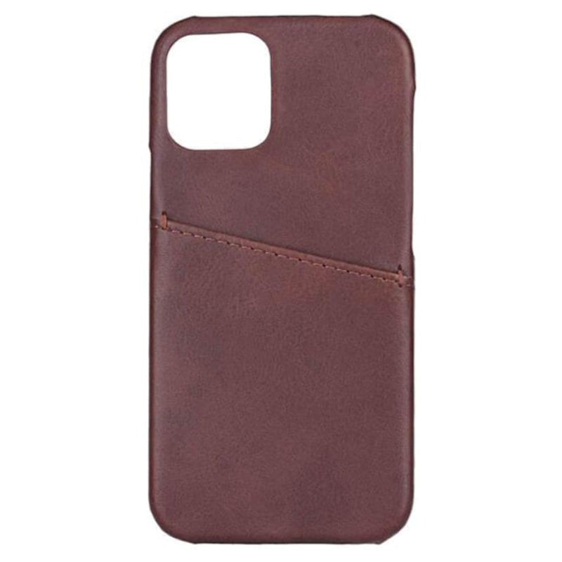 iPhone 12 Mini Onsala Collection Leather Case w. Card pocket - Brown
